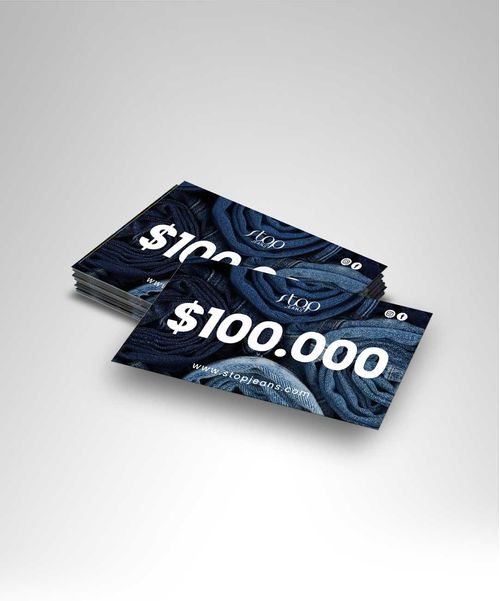 Tarjeta Regalo  Ecommerce STOP $100.000