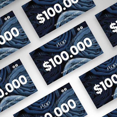 Tarjeta Regalo  Ecommerce STOP $100.000