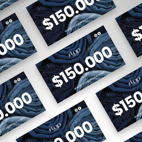 Tarjeta Regalo  Ecommerce STOP $150.000
