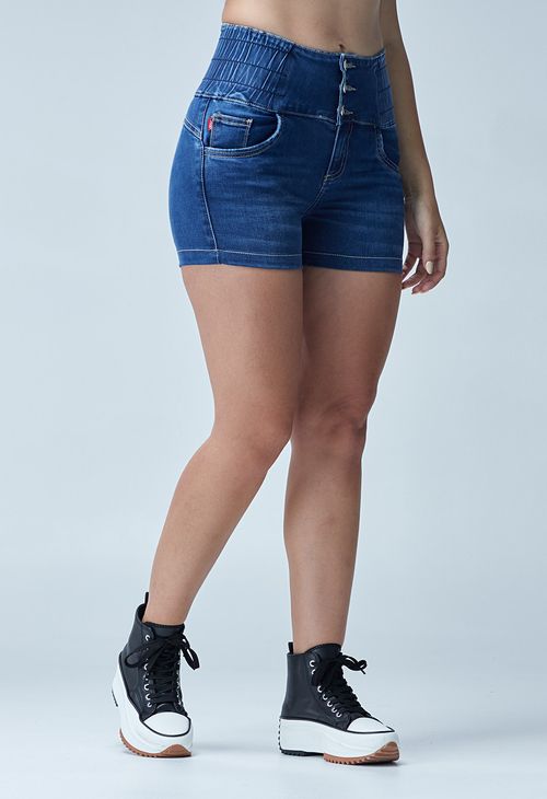 Short premium tiro alto con pretina lipo lav medio
