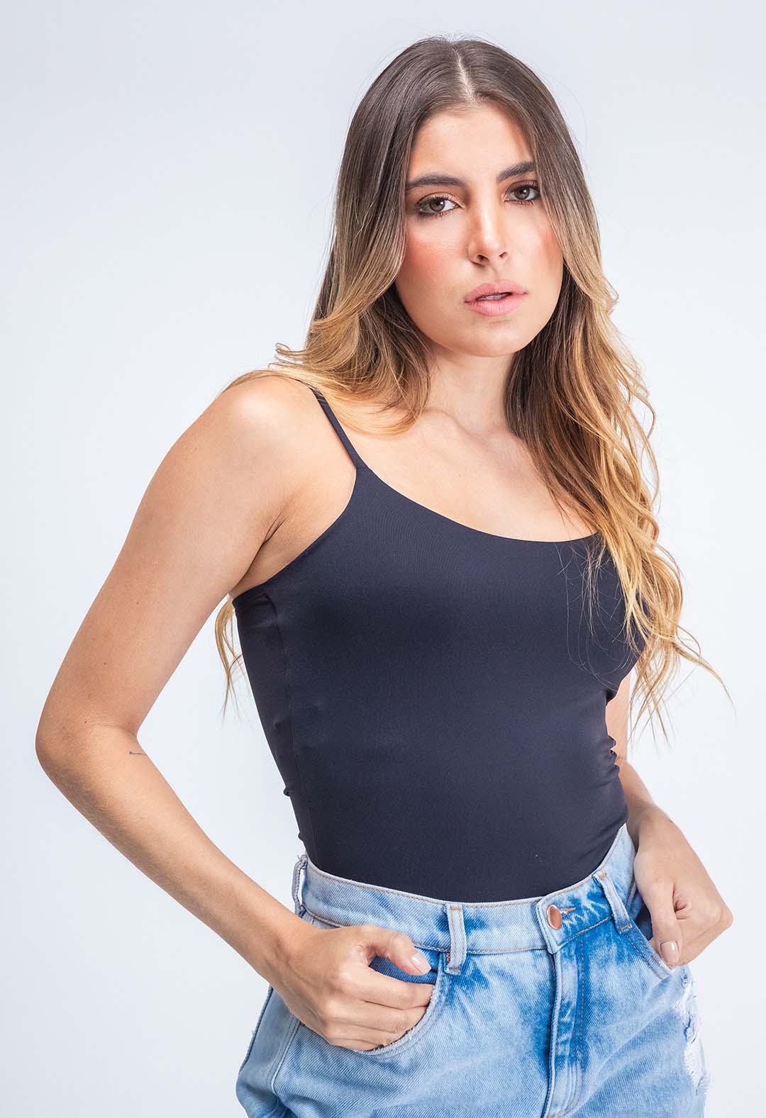 Blusa Camisetas Basicas Negras Mujer Sin Mangas Blusas Basicas