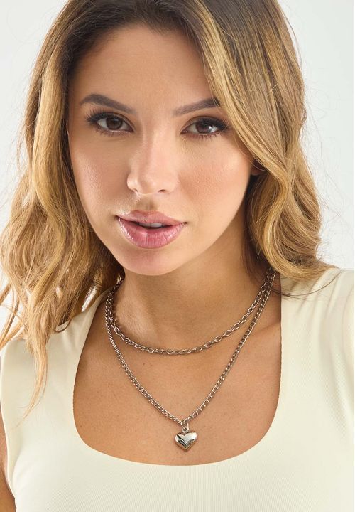 Cadena con dije de corazón
