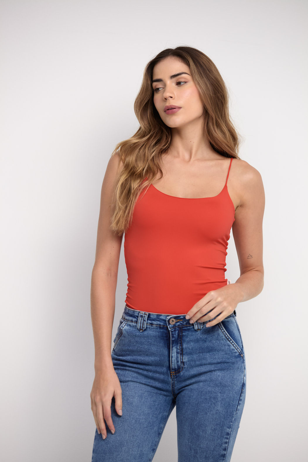 Jeans Blusa Roja Tirantes Outfit Blusa Roja Tirantes Blusa Roja