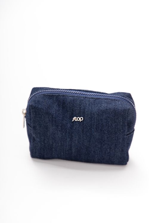 Cosmetiquera en denim