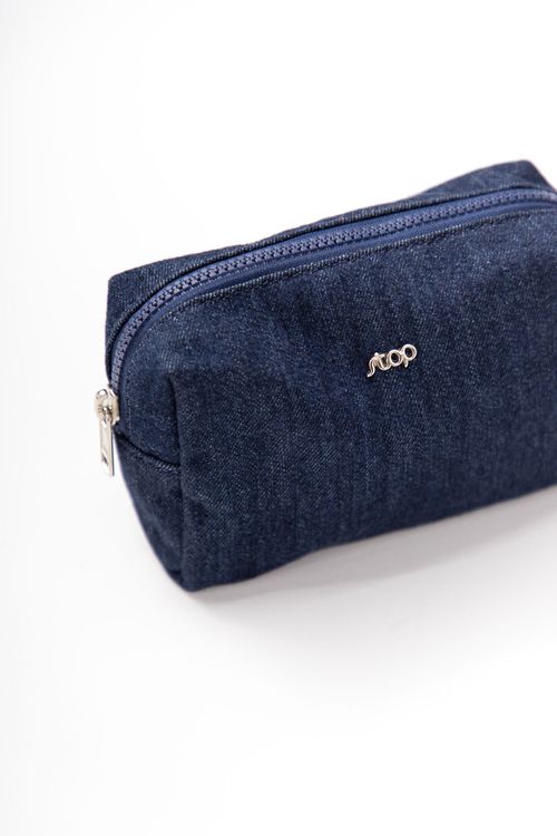 Cosmetiquera en denim