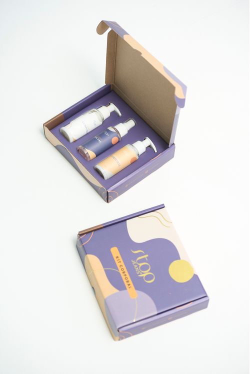 Kit X3 de tónico, crema y exfoliante para mujeres