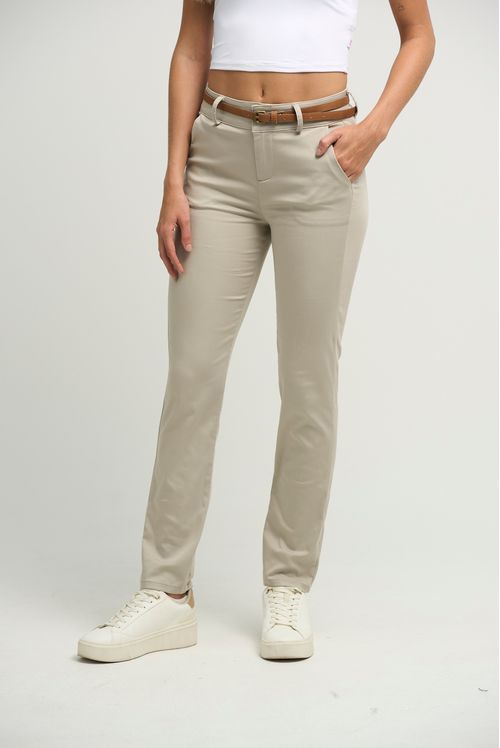 Pantalón ejecutivo tiro alto bota tubo