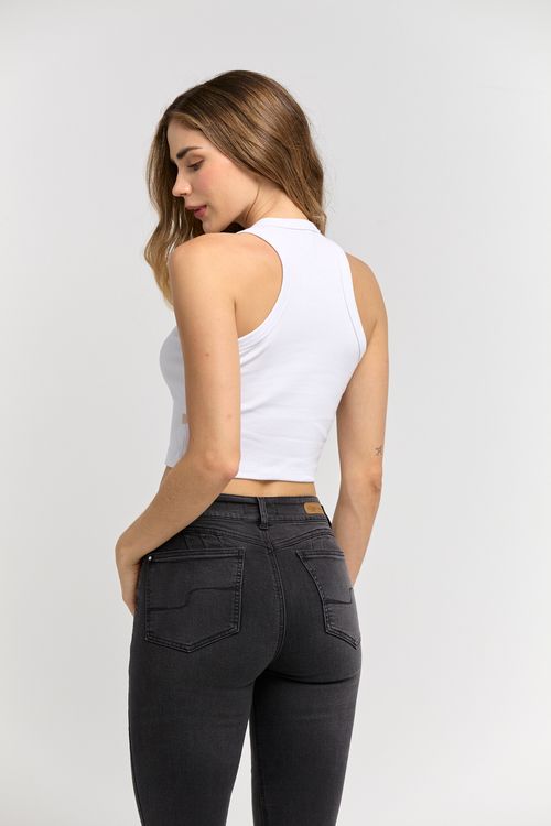 Camiseta manga sisa tipo crop