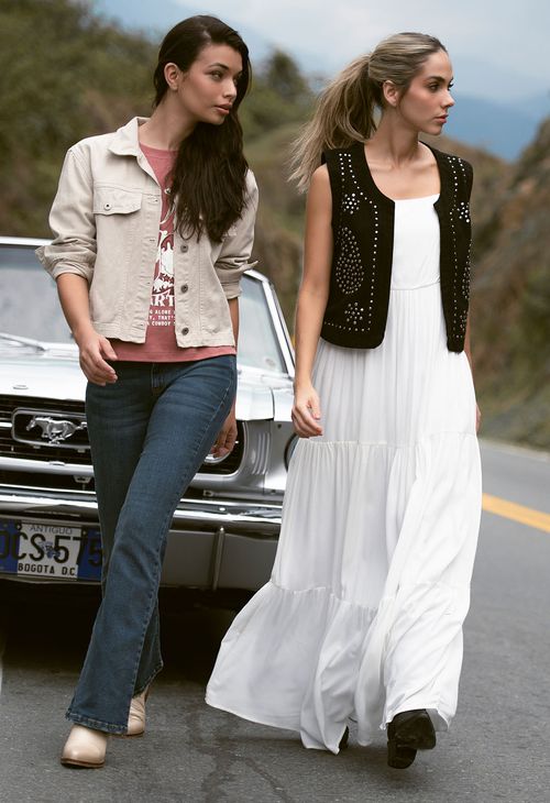 Vestido marfil con boleros para mujeres