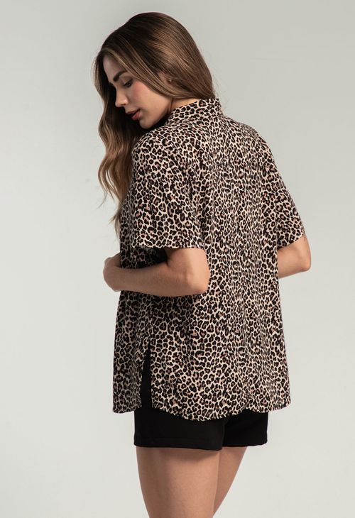 Blusa arena con aberturas para mujeres