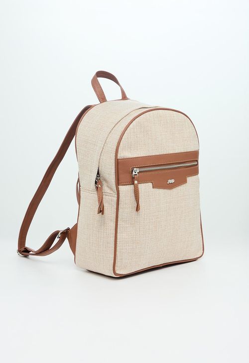 Bolso arena en contraste para mujeres