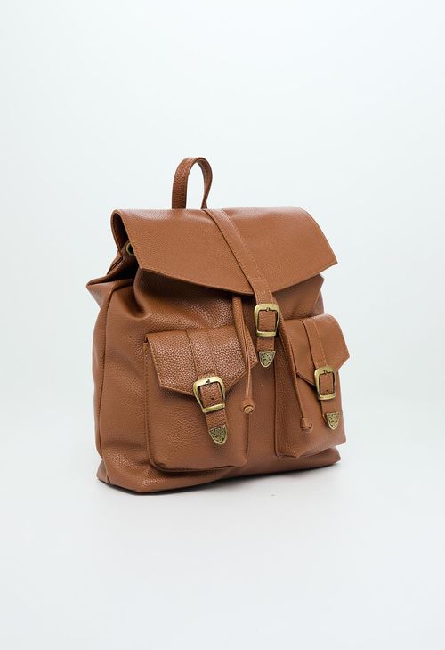Bolso miel con punteras para mujeres