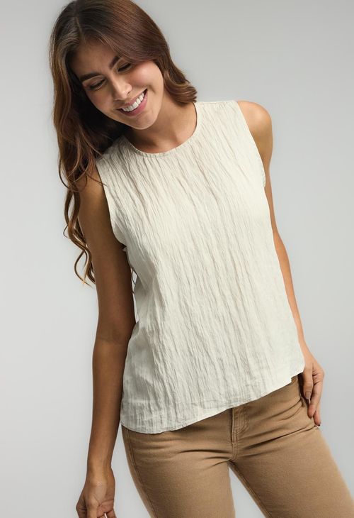 Blusa arena manga sisa para mujeres