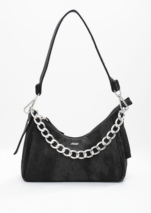 Bolso en denim gris para mujeres