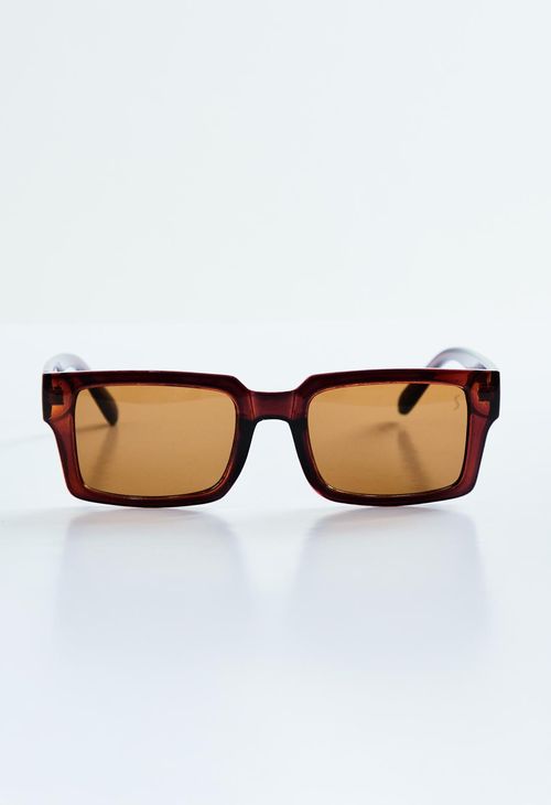 Gafas vino con lente rectangular